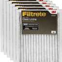 Filtrete Clean Living Basic Dust Filter, MPR 300, 16 x 25 x 1-Inches 6-Pack