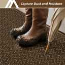 COSY HOMEER Hallway Runner Rug 2'x8' Non Slip Washable Entryway Runner Rugs Absorbent Stain Resistant Carpet Rug Runners for Hallways,Entrance and Laundry Room,Brown