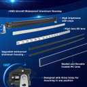 CO LIGHT 50 inch Curved Single Row LED Light Bar | 6D Projector Lens | Spot & Flood Combo Beam | Slim Driving Light | IP68 Waterproof with Wiring Harness | Ideal for Off-Road, Trucks, ATV, UTV, Marine