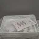 Volnamal Diaper Caddy Organizer, 3Tier Movable Diaper Cart with Wheels, Newborn Essentials Must Haves, Diaper Caddy for Wipes & Diapers, Baby Registry Search  Plastic White