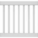 36" Vinyl Gate Kit with Square Balusters, White