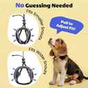 One-Pull Adjustable Dog Muzzle for Small Dogs, No Size Guessing, Soft Comfort Fit, Allows Panting & Drinking, Prevents Biting, Size 1 (Snout Length: 1.41.9")