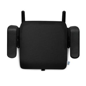 Clek Olli Backless Booster Seat with Extra Padding, Comfort Cube Construction, Quick-Release Strap, Rigid Latch System, and Flame Retardant-Free, Railroad