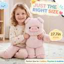 Running Plushies, 17.7" Cute Running Pig Stuffed Animal for Kids 3+, 17.7in
