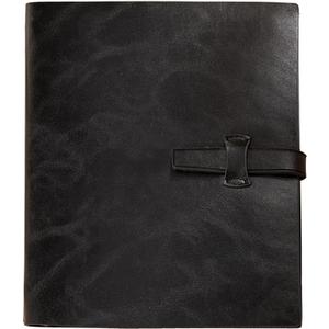 Photo Album 4x6 200 Photos, Genuine Leather Albums Page Refillable with 30 Pieces Writing Paper, Best Gift for Travel Wedding Kids Graduation Baby Picture Album Scrapbook (Black)