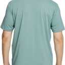 Rouen Mens Polo Shirts Short Sleeve Dry Fit Lightweight Performance Casual Athletic Striped Print Golf Shirts for Men (S)