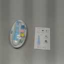 Electric Nail File Drill for Baby No Sharp Claws Hurt, 6 in 1 Safety Cutter Trimmer Clipper for Toes and Fingers (Blue)