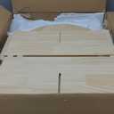 Rotating Shoe Rack Tower, 5-Tier 24" Wide Solid Pine Wood Spinning Shoe Display 360 Lazy Susan Shoe Rack, Revolving Shoe Stand, Shoe Rotating Organizer for Closet Shoes and Handbags