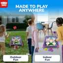 TOY Life Bean Bag Toss Game, Carnival Party Games, Cornhole Set for Kids Outdoor Games, Outside Toys for Kids Ages 4-8, Yard Outdoor Toys for Toddlers 3-5, Gifts for 3 4 5 6 7 Year Old Girls & Boys