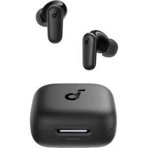 Soundcore P30i by Anker Noise Cancelling Earbuds, Strong and Smart Noise Cancelling, Powerful Bass, 45H Playtime, 2-in-1 Case and Phone Stand, IP54, Wireless Earbuds, Bluetooth 5.4 (Black)