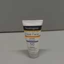 Neutrogena Clear Face Sunscreen Lotion for Acne-Prone Skin, Broad Spectrum SPF 50 Facial Sunscreen for Oily Skin, Oil-, Fragrance- & Oxybenzone-Free Water Resistant Sunscreen, 3 fl. oz