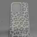 iCoverCase Compatible with iPhone 13 Mini Wallet Phone Case with Card Holder for Women Men, RFID Blocking PU Leather Case 5.4 Inch (Gray Leopard)