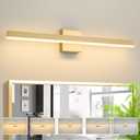 Gold Bathroom Vanity Light 31.5 inch, 18W Dimmable 5CCT LED Modern Bathroom Light Fixture Over Mirror, ETL Certificated