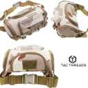 Large Tactical Fanny Pack for Men and Women Camo Waist Bag for Travel, Fishing Tackle Bag, Hunting, and Hiking Pack