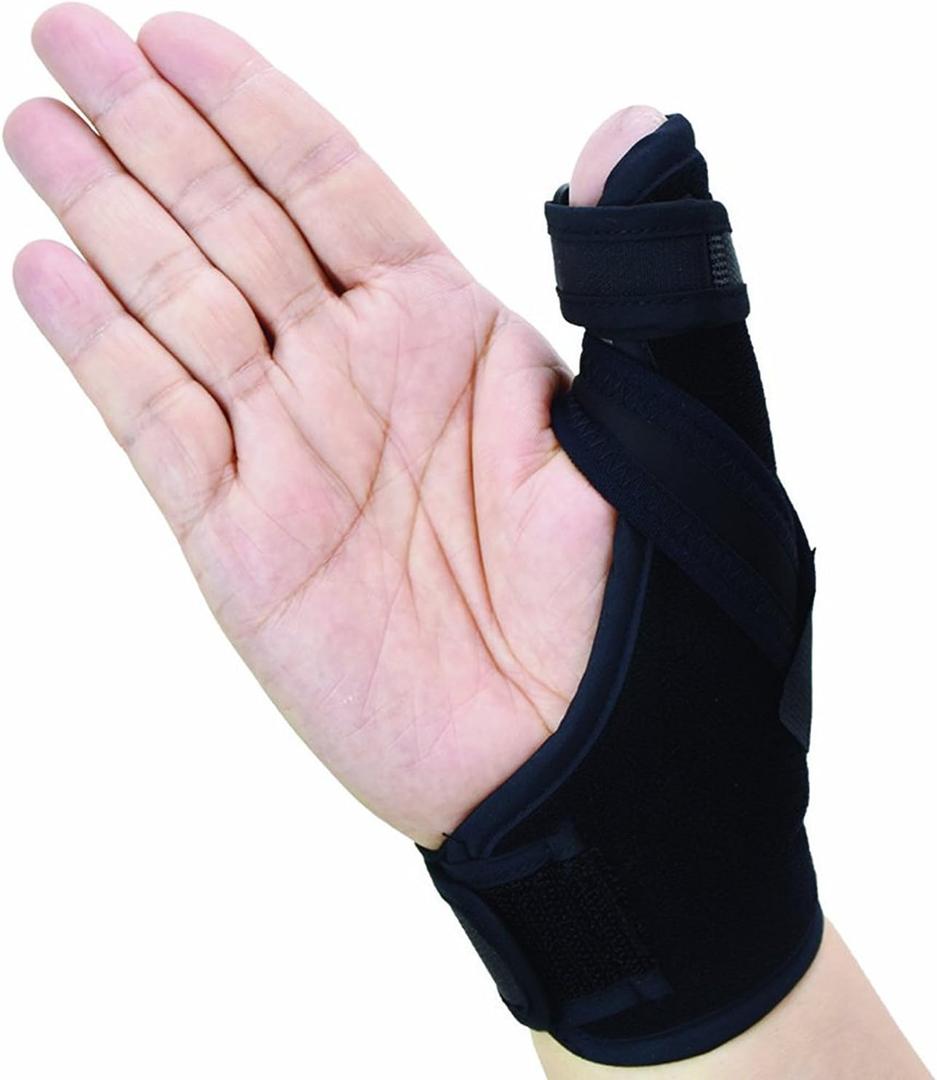 U.S. Solid Thumb Spica Splint- Thumb Brace for Arthritis or Soft Tissue Injuries, Lightweight and Breathable, Stabilizing and not Restrictive, Fits Both Hands, a Product (Large/XL)