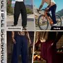 3 Pack Men's Big and Tall Sweatpants Wide Leg Open Bottom Baggy Joggers Casual Drawstring Pants with Pockets, 4XL