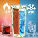 Frog Tumbler 20 OZ with Lid and Straw, Insulated Cup Mug Tumbler, Frog Gifts for Men Women