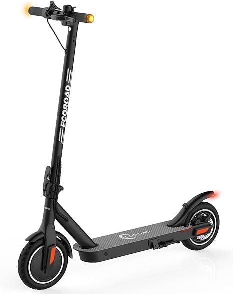 Electric Scooter EC6, 400W Peak Motor & 19 MPH Adults Commuting Scooters, 15 Miles Long Range Electric Kick Scooters, 8.5" Pneumatic Tires Lightweight Foldable E-Scooter with Turn Signals