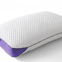 HOMELAB Adjustable Shredded Memory Foam Pillow Queen Size, Cooling Bed Pillow for Sleeping with Removable Cover, Medium Pillow for Side Stomach & Back Sleepers, 1 Pack 20"x28"