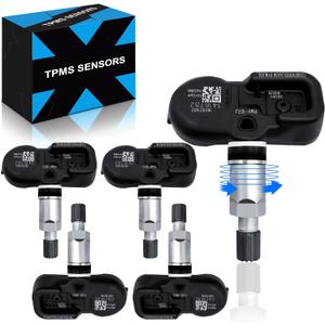 Pre-Programed TPMS Sensors for:-Toyota Tacoma 2005-2015 Camry Tundra 4Runner for:-RAV4 for:-Lexus IS250, Tire Pressure Monitoring Sensor 4260706011 4260733021 PMV-107J 315MHz (5PCS New)