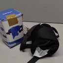 Travel Pillows for Airplanes, Airplane Pillow with 3D Sleep Eye Mask, 360 Head Support, Stop Bobblehead Plane Travel Essentials, Adjustable Airplane Head Strap for Budget Airlines, Black