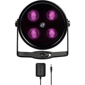 Tendelux 80ft IR Illuminator | AI4 No Hot Spot Wide Angle Infrared Light for Security Camera (w/Power Adapter)