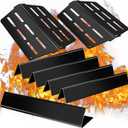7620 7622 Flavorizer Bars 17.5 inch and Heat Deflector for Weber Genesis Grill Parts Genesis 300 320 330 S310 E310 Grill Parts with Front Control, Grill Replacement Parts for Weber 7621 65505