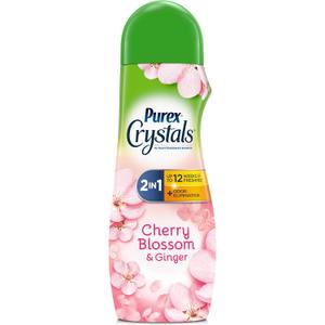 Purex Crystals in-Wash Fragrance and Scent Booster, Cherry Blossom & Ginger, 21 Ounce