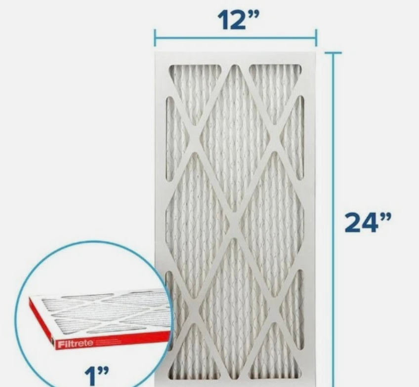 Filtrete 12x24x1 Mpr1000 Furnace Filter 2 Pack Micro Allergen Defense New Sealed
