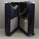 Travelpro Platinum Elite Hardside Expandable Checked Luggage, 8 Wheel Spinner, TSA Lock, Hard Shell Polycarbonate Suitcase, True Navy Blue, Checked Large 28-Inch