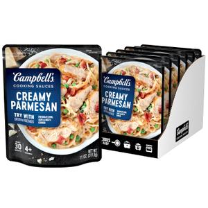 Campbell's Skillet Sauces, Creamy Parmesan Chicken, 11 oz. (Pack of 6), 200000021908, BB 25 NOV 25