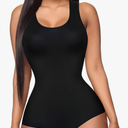 Irisnaya Shapewear Bodysuit Scoop Neck Tank Tops for Women Tummy Control Waist Trainer Vest Full Body Shaper, XL