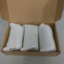 Layhit 3 Pcs Sunflower Glass Canister Set Clear Lemon Kitchen Storage Jars with Airtight Bamboo Lid for Coffee Bean Cookie Candy Tea Flour Farmhouse Home Countertop 24oz