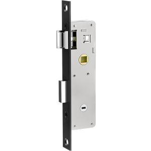 Storm Door Mortise Lock Body, Mortise Lock Replacement Parts for Old Storm Doors, 2-1/2" Handle PZ, Reversible Latch Bolt(Matte Black)