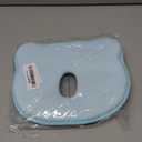 Memory Foam Baby Pillow,Cute Cartoon Bear Soft and Cozy Pillow, Breathable Bedding Set for Infants for Small Boys and Girls Prevent Flat Head Tummy (White)