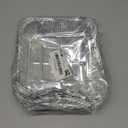 50 PCS Air Fryer Liners Disposable Aluminum Foil Liners 8" x 8" Square Airfryer Liners Non-stick Air Fryer Paper Oven Basket Food Grade Aluminum Foil Pans for Baking, Frying, Grilling, Roasting