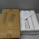 Wrap Dispenser with Cutter and Labels, Plastic Wrap Organizer For Kitchen,Bamboo 3-in-1 Wrap Dispensers for Cling Wrap Aluminum Foil and Wax,Storage Organization Holder, White