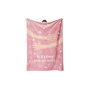 QDVXZA Hug Blanket, Comfort Blanket, Hug Healing Blankets with Inspirational Words, Get Well Soon Presents for Women After Surgery, 50"x40"