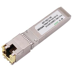 100 Meters 10Gbps SFP+ to RJ45 Modules, 1G/2.5G/5G/10GBase-T Copper RJ45 to SFP+ Transceiver, Compatible with Cisco SFP-10G-T-X, Ubiquiti, Netgear, Mikrotik, Very Low Power Consumption