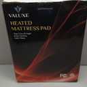 Heated Mattress Pad King Size Quilted Zone Heating Electric Bed Warmer Luxury Comfort Heat Mattress Pad Cover Dual Controller10 Heat Setting | 1-12 Hours Auto Shut Off | with 8-21 Inch Deep Pocket