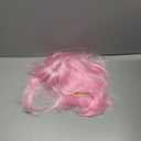 eNilecor Short Bob Hair Wigs 12" Straight with Flat Bangs Synthetic Colorful Cosplay Daily Party Wig for Women Natural As Real Hair+ Free Wig Cap (Light Pink)