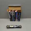 Cawiew 4 Pack Light up Sword Saber with FX Sound (on-Off Control) and Full Retractable Handle, 4 Colors LED Glow in The Dark Toy for Kids Adult