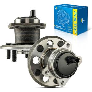 PHILTOP 512454/512455 Rear Wheel Hub Assembly Fit for Toyota Camry 2012-2017, Toyota Avalon 2013-2018 Wheel Hub Bearings