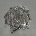 40 Pcs Beadable Bookmarks DIY Metal Blank Bar Bookmark for Beads Modern Bead Craft Jewelry Pendant Charm Gift for Book Lovers Student Teacher Office Supplies(Silver)