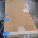 Prepac 4-Drawer Floating Dresser for Bedroom, Modern Dresser Chest of Drawers with Brushed Brass Knobs 16" D x 42.25" W x 17.25" H, White, WDBW-1412-1