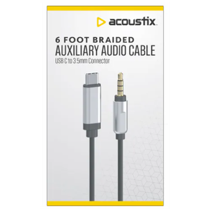 Acoustix™ Auxiliary Braided Audio Cable