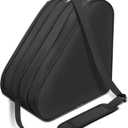 Roller Skate Bag, Three-Compartment Ice Skate Bag with Adjustable Shoulder Strap for Kids and Adults