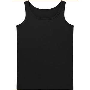 Girls Tank Tops Cotton Dance Basic Sleeveless Undershirts for Gymnastics Ballet Dancewear (Black,Small)