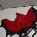 Joukavor Velvet Victorian Collar Women Gothic Vampire Neck Collar for Cosplay (Red)