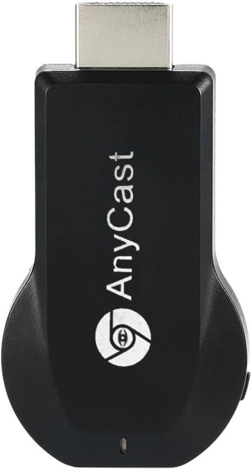SmartSee Anycast HD Wireless Display Adapter WiFi 1080P Mobile Screen Mirroring Receiver Dongle for iPhone Mac iOS Android to TV Projector Support Miracast Airplay DLNA
